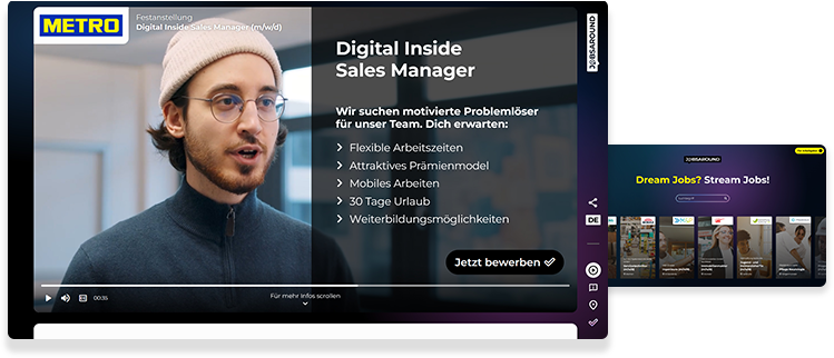 Video-Stellenanzeige